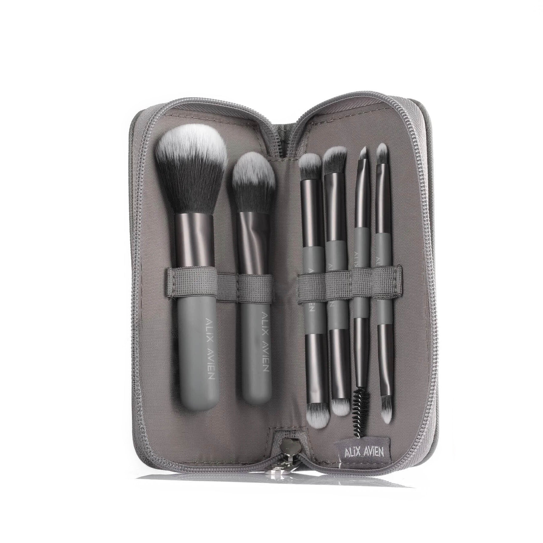 Küçük Boy Çantalı Seyahat Makyaj Fırça Seti | Travel Brush Set