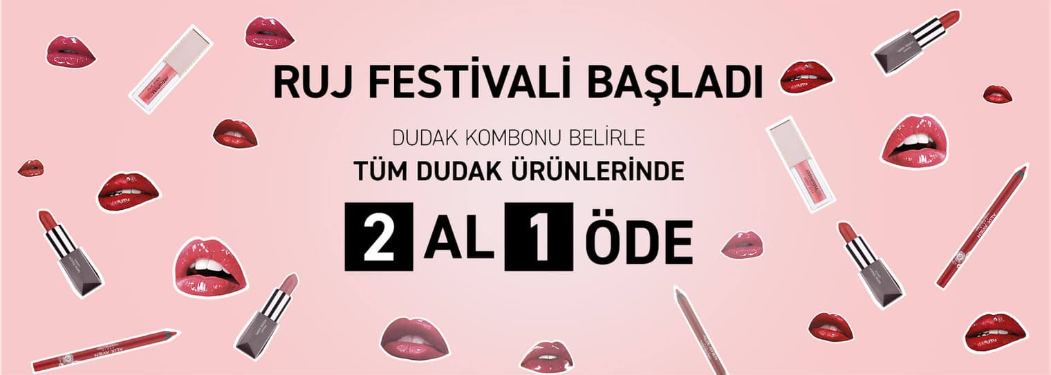 Ruj Festivali Başladı: Alix Avien'de Tüm Dudak Ürünlerinde 2 Al 1 Öde!