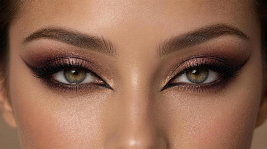 Siren eyes makyajı - dış köşeye uzatılmış eyeliner ve dumanlı gölgelendirme - Alix Avien