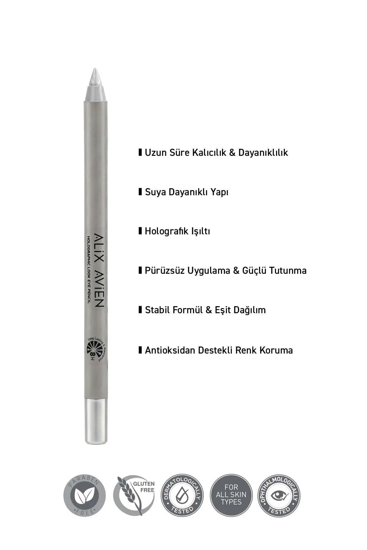 Suya Dayanıklı Kalıcı Holografik Işıltılı Göz Kalemi - Holographic Eye Pencil