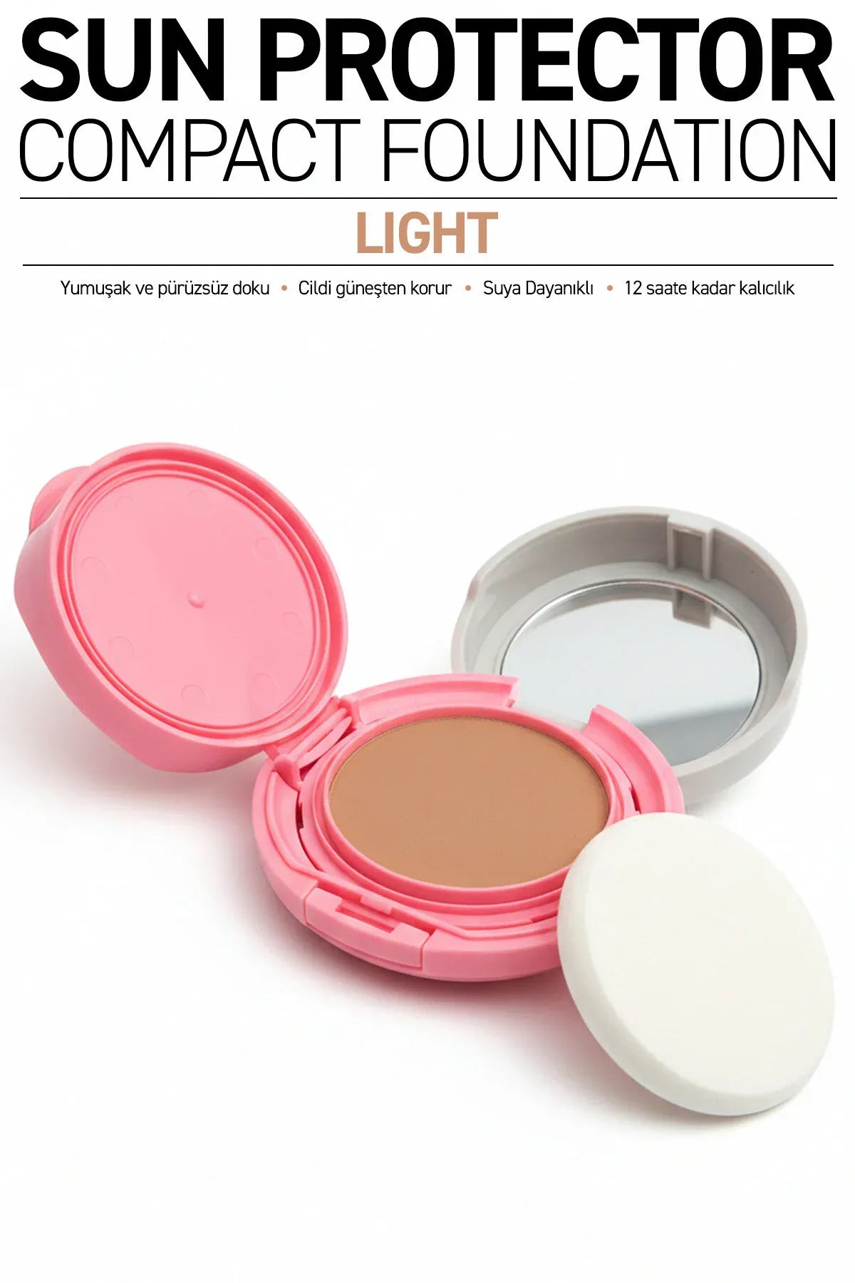 Compact Foundation - SPF 50 Korumalı Kompakt Fondöten | Alix Avien