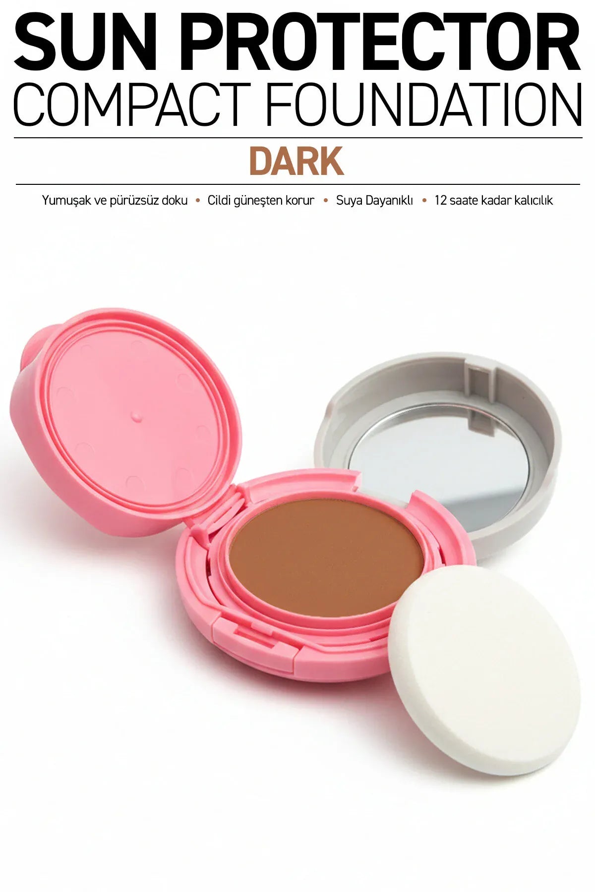 Compact Foundation - SPF 50 Korumalı Kompakt Fondöten | Alix Avien