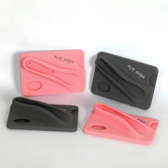 Ruj Bölmeli Silikon Telefon Kılıfı - Silky Care Lipgloss Silicon Case