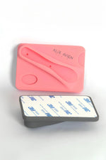 Ruj Bölmeli Silikon Telefon Kartlığı - Silky Care Lipgloss Silicon Case