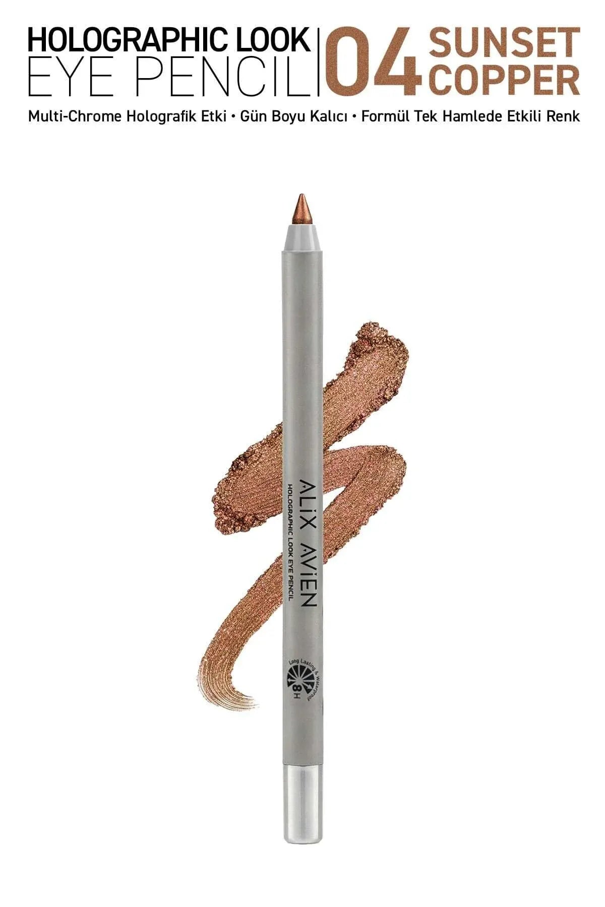 Suya Dayanıklı Kalıcı Holografik Işıltılı Göz Kalemi - Holographic Eye Pencil
