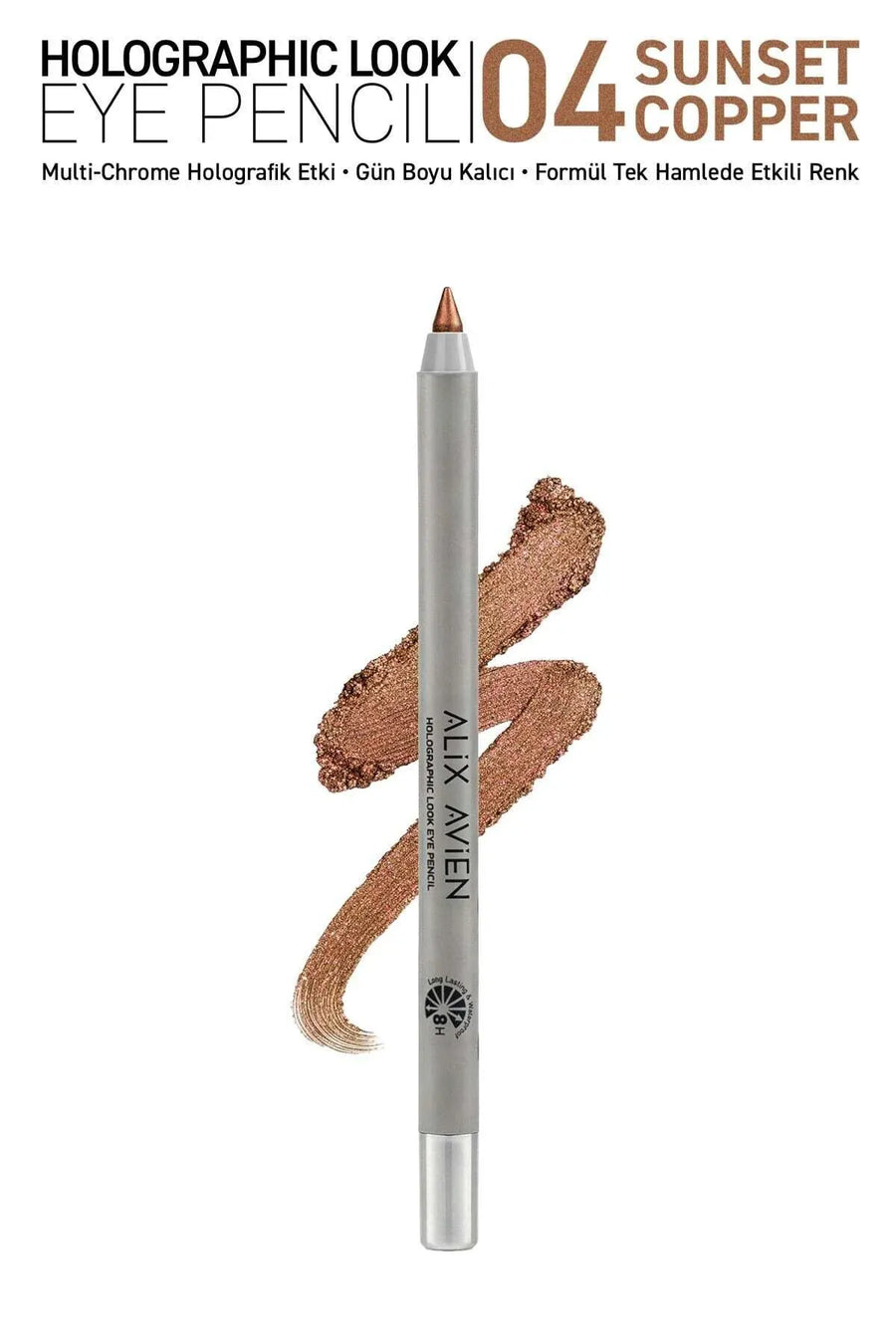 Suya Dayanıklı Kalıcı Holografik Işıltılı Göz Kalemi - Holographic Eye Pencil