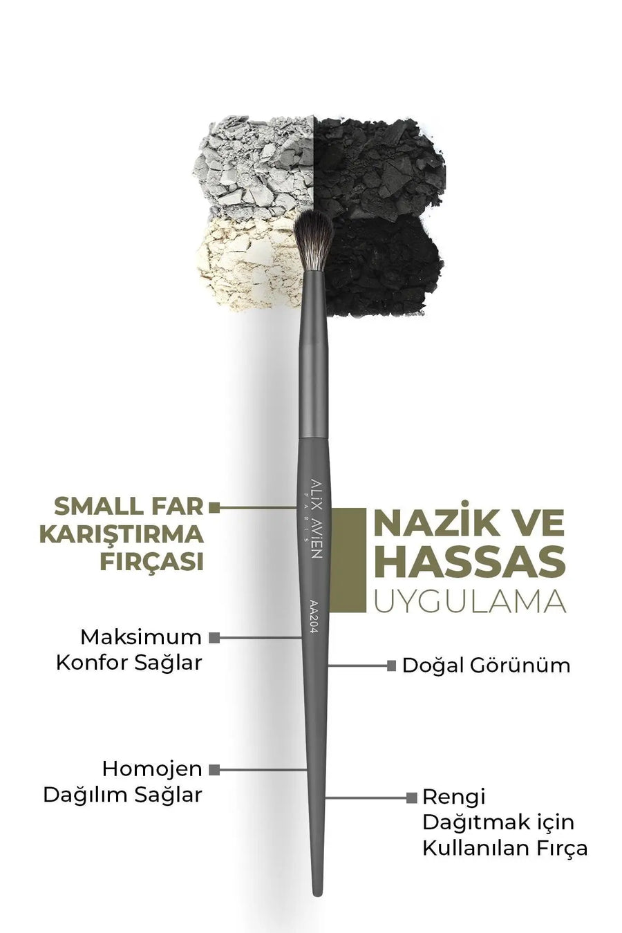 Küçük Karıştırma Fırçası - Small Blending Brush AA204