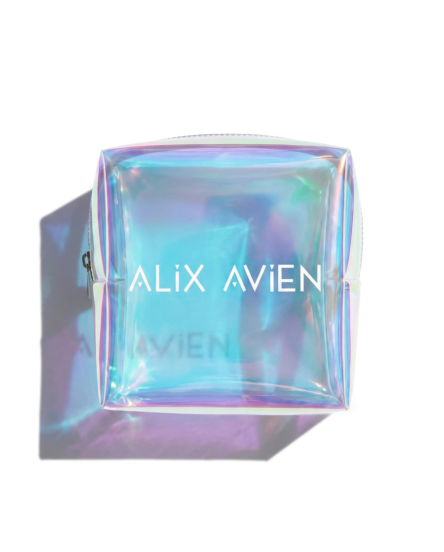 Kare Hologramlı Makyaj Çantası - Square Cosmetic Bag