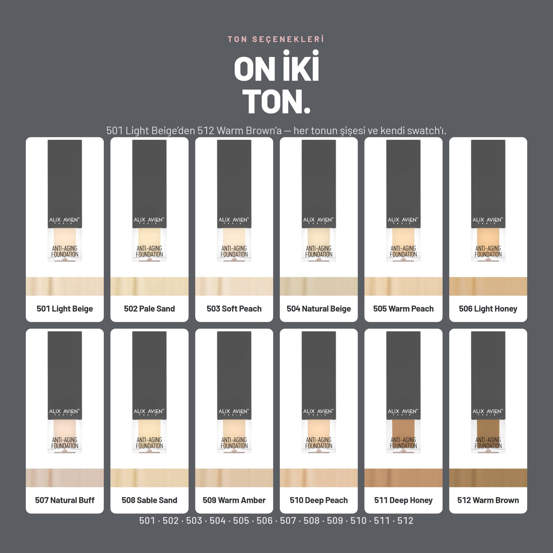 Anti Aging Foundation - Yaşlanma Karşıtı Kapatıcı Fondöten | Alix Avien