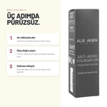 Anti Aging Foundation - Yaşlanma Karşıtı Kapatıcı Fondöten | Alix Avien