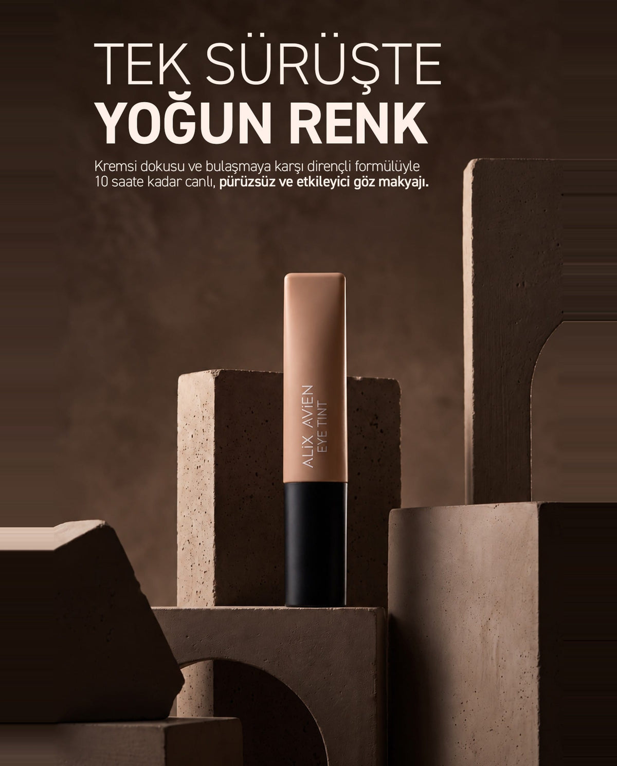 Eye Tint Kremsi Likit Göz Farı | 10 Saate Kadar Kalıcı | Alix Avien