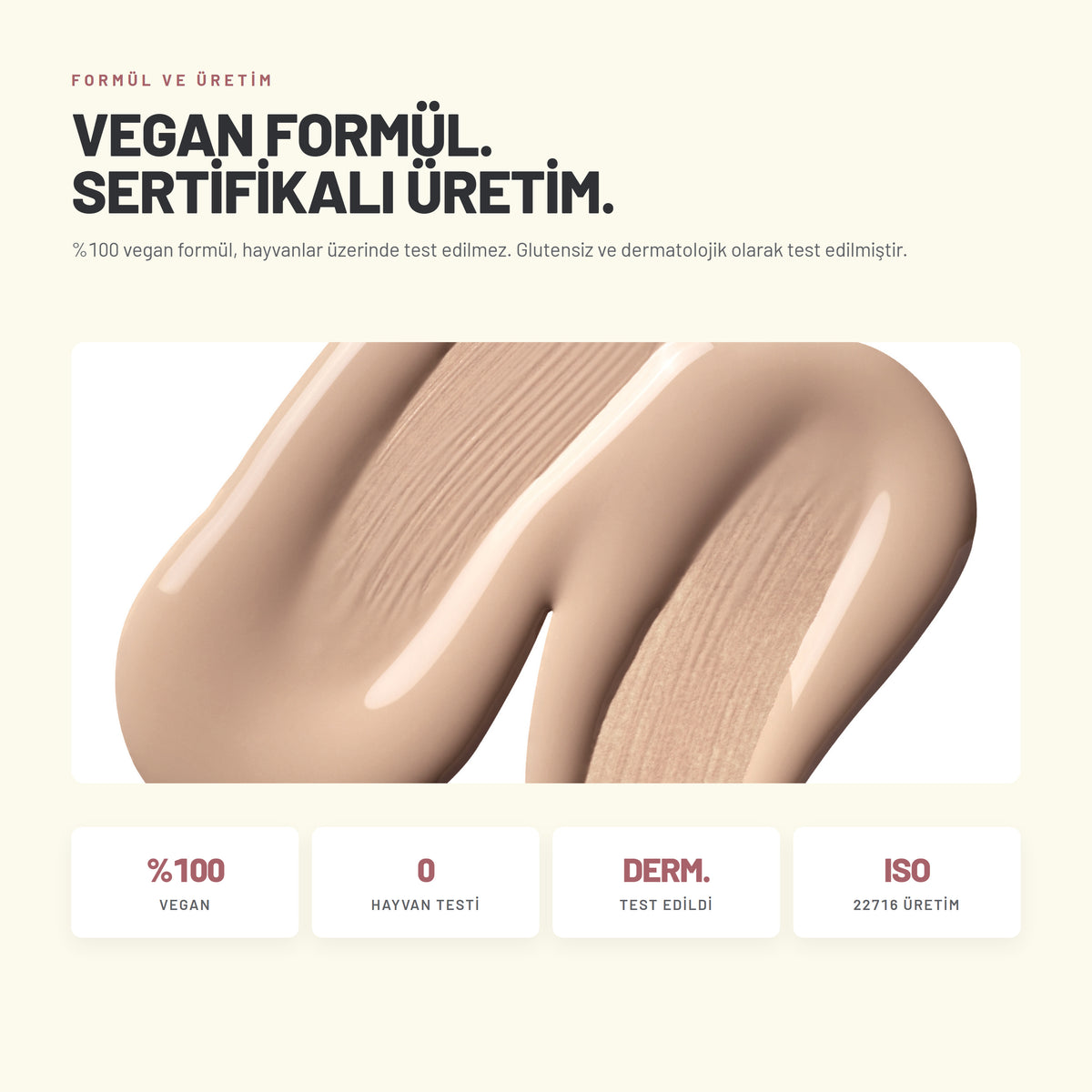 Liquid Foundation likit fondöten formül ve üretim bilgileri