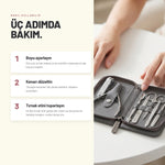 Mini Travel Manicure Set manikür seti nasıl uygulanır, adım adım