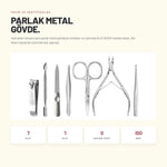 Mini Travel Manicure Set manikür seti malzeme ve kalite detayı