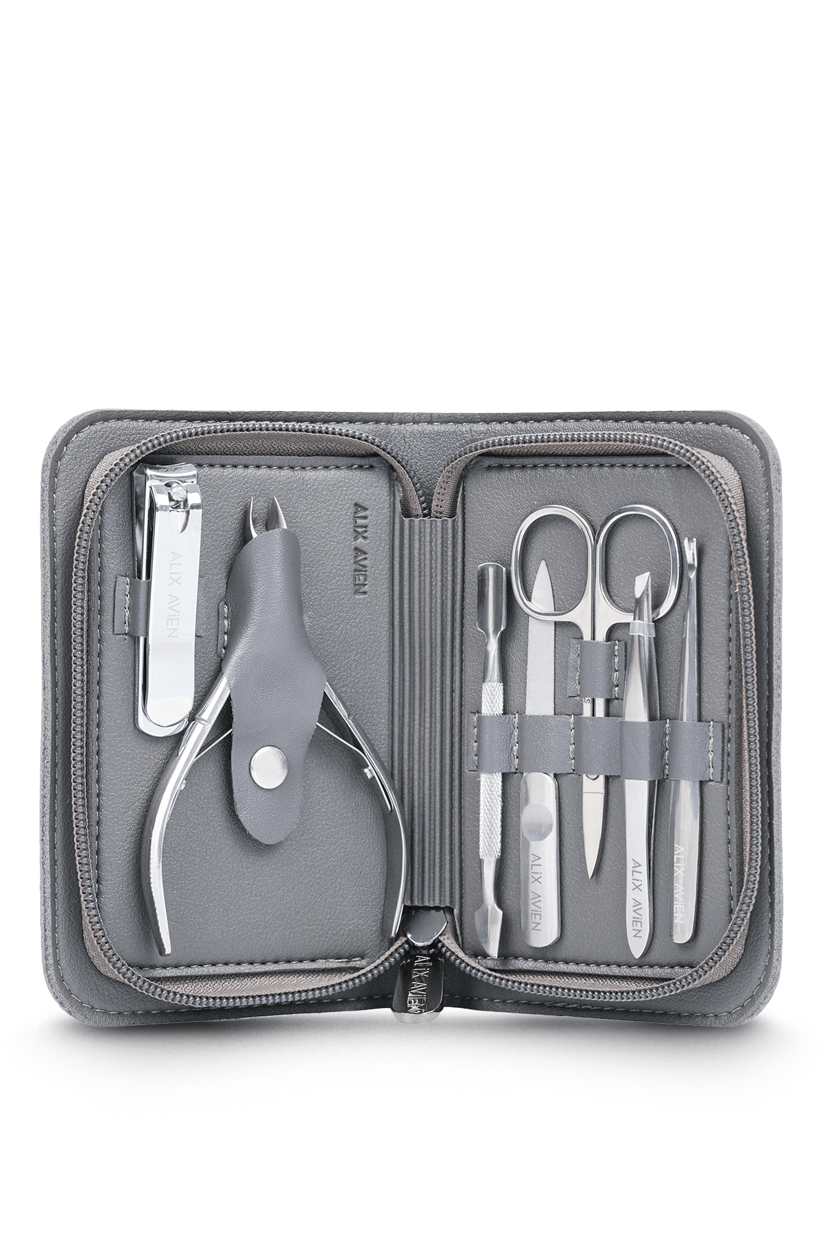 Mini Travel Manicure Set - Küçük Seyahat Boy Çantalı 7'li Manikür Seti | Alix Avien 