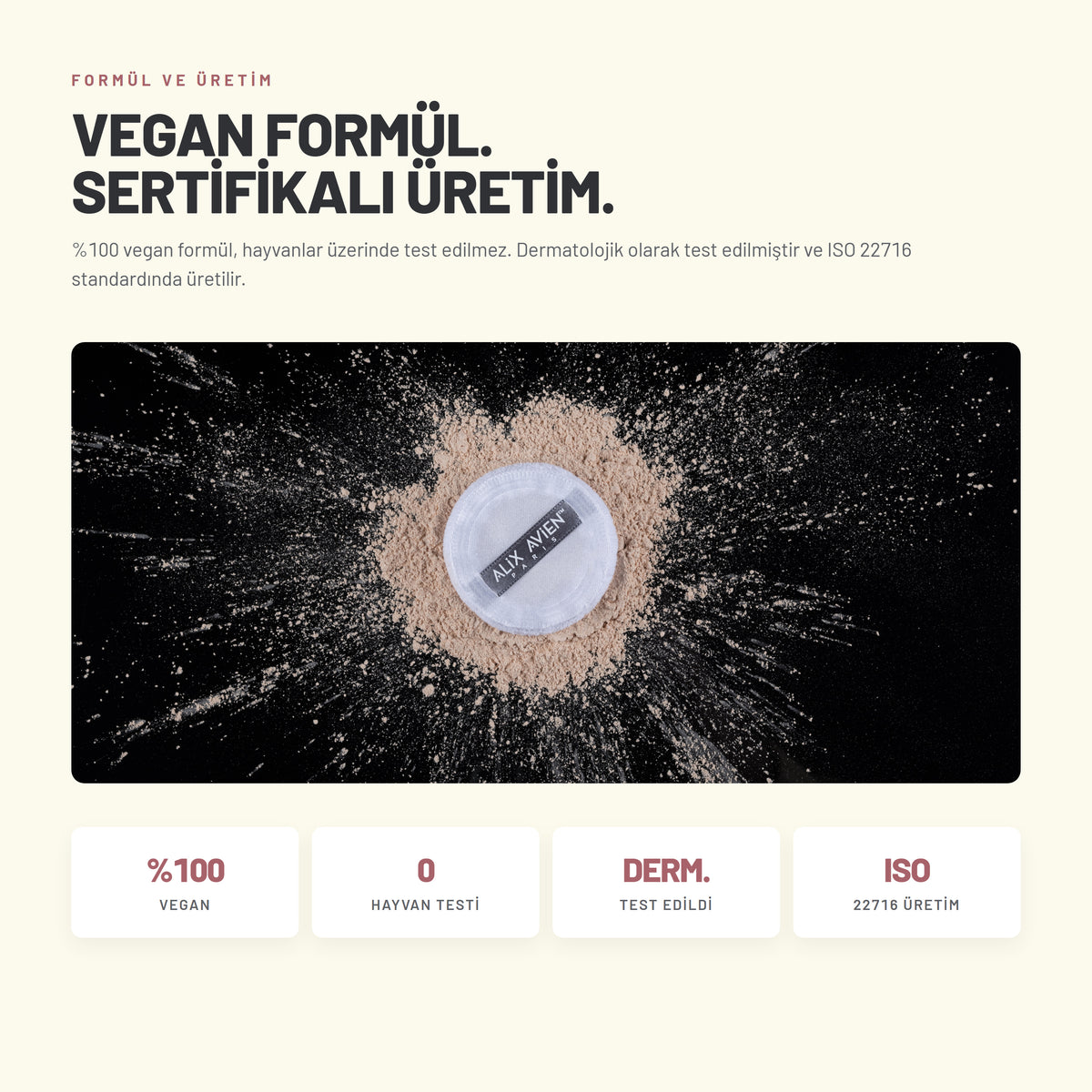 Loose Powder toz pudra formül ve üretim bilgileri