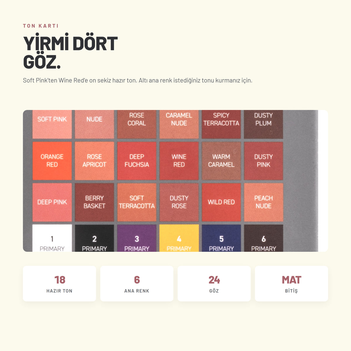 Master Art Lip Palette ruj formül ve üretim bilgileri