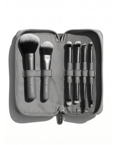 Çantalı Seyahat Boy 10'lu Makyaj Fırça Seti - Travel Brush Set
