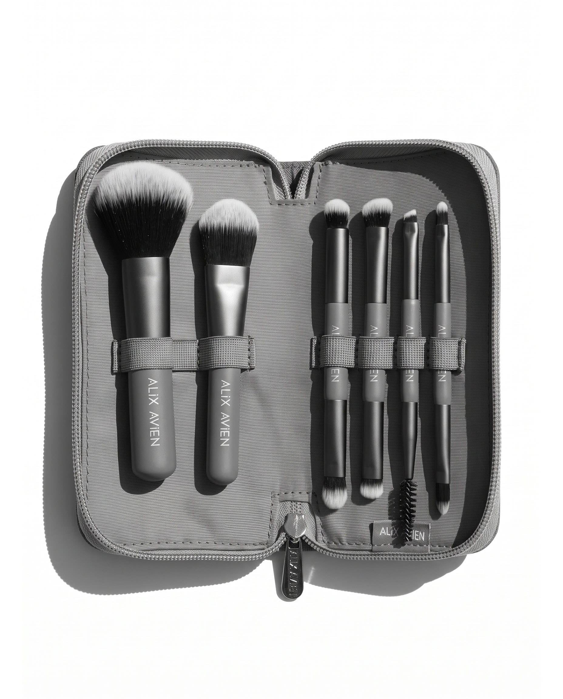 Çantalı Seyahat Boy 10'lu Makyaj Fırça Seti - Travel Brush Set - Default Title