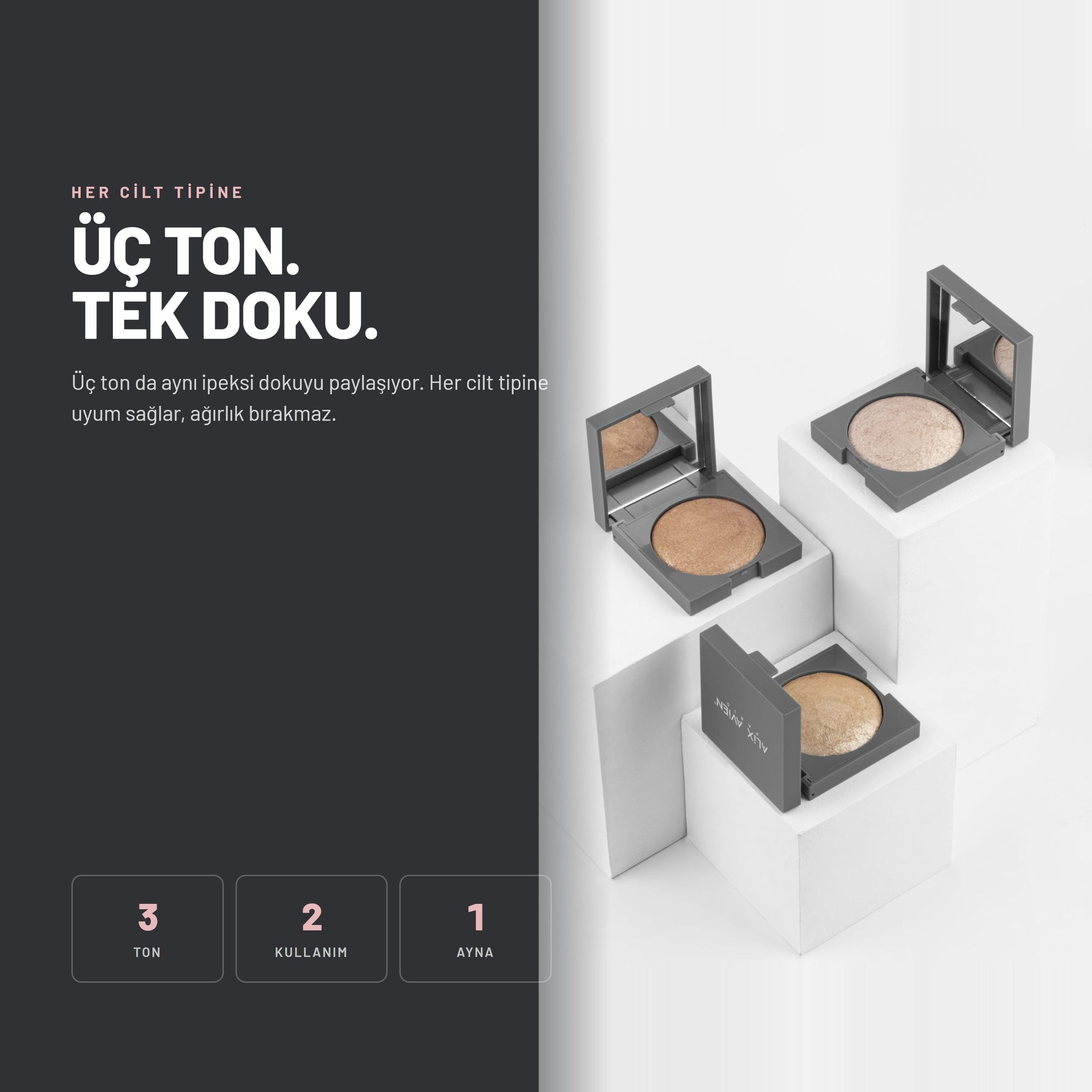 Baked Highlighter - Işıltı Veren Fırınlanmış Aydınlatıcı Pudra | Alix Avien