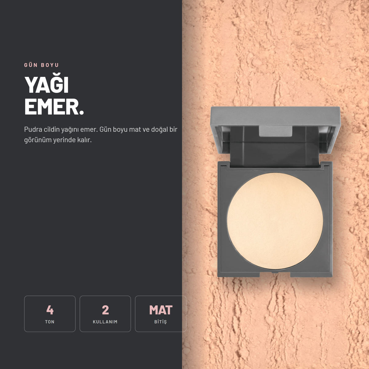Baked Powder - Mat Bitişli Fırınlanmış Kapatıcı Pudra | Alix Avien
