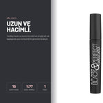 Alix Avien Black & Perfect Mascara kullanım sonrası görünüm - Yenilikçi hacim ve kıvrım formülü her kirpiği tek tek