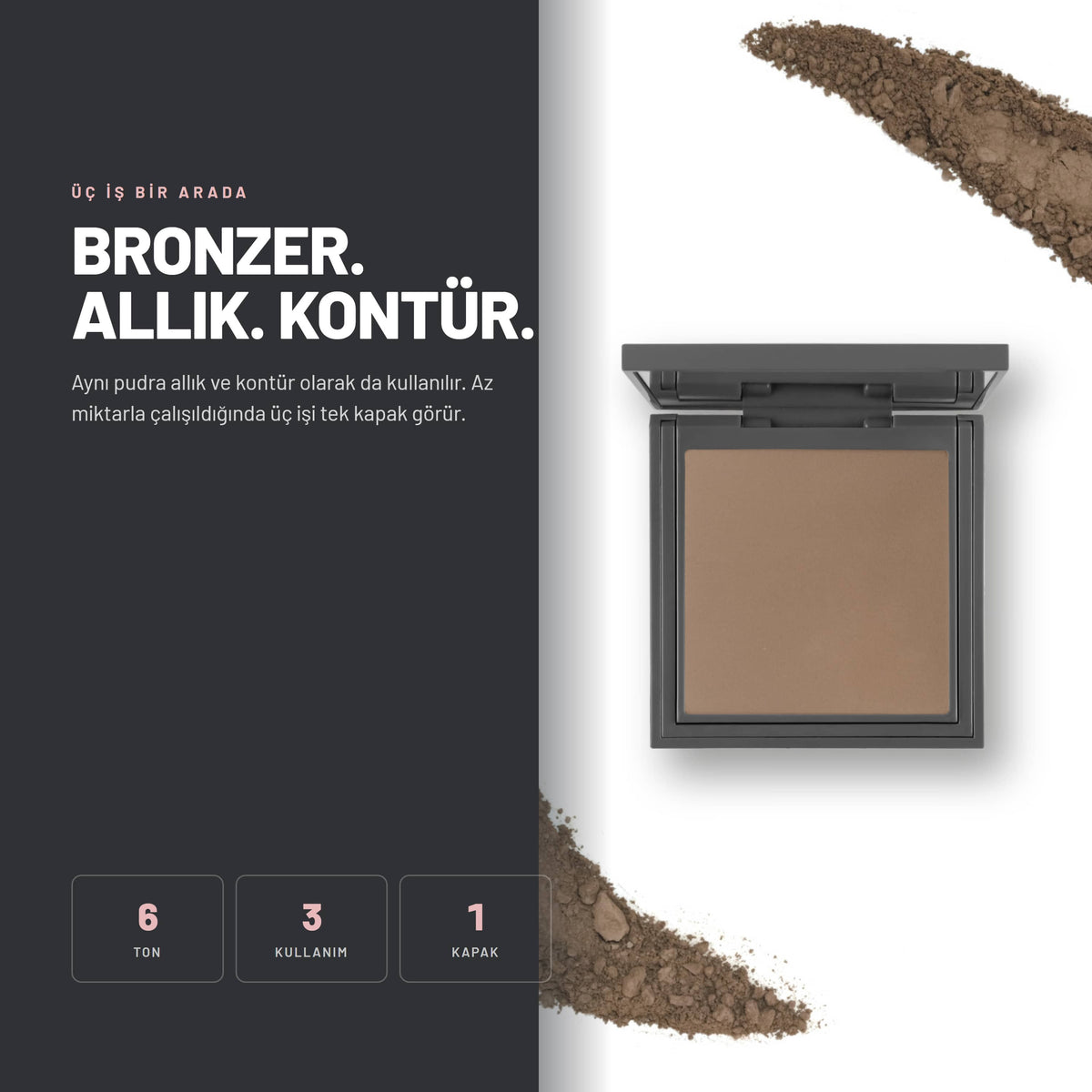 Bronzing Powder - Ipeksi Mat Bronzlaştırıcı Pudra | Alix Avien