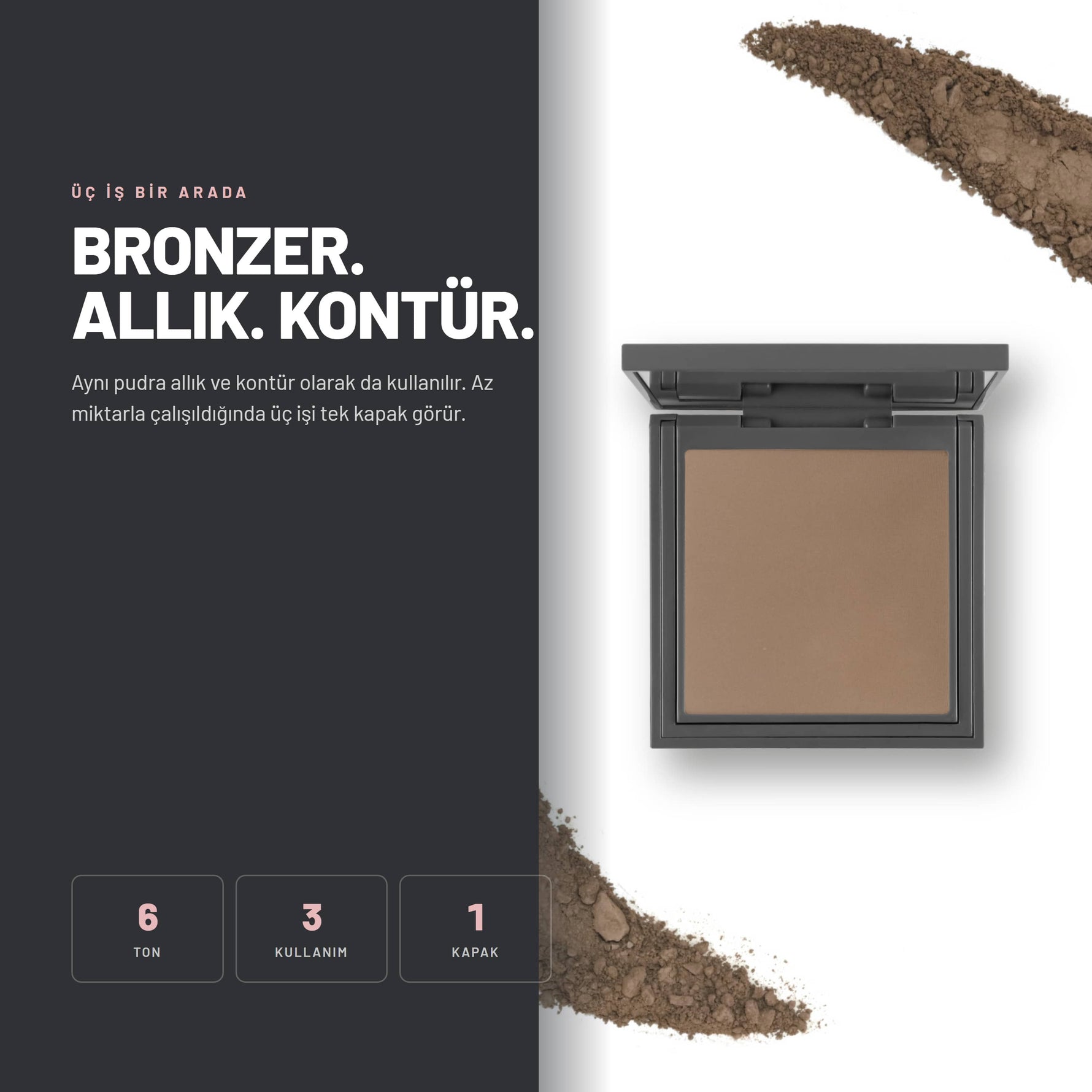 Bronzing Powder - Ipeksi Mat Bronzlaştırıcı Pudra | Alix Avien