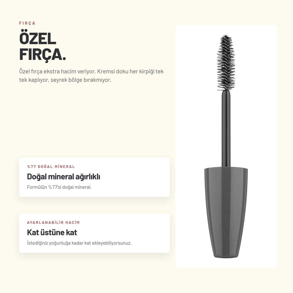 Captivating Look Mascara - 14 Saat Kalıcı Hacimli Maskara | Alix Avien