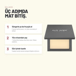 Compact Powder - 12 Saat Kalıcı Mat Bitişli Pudra | Alix Avien