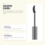 Alix Avien Curl Queen Mascara formül ve içerik detayı - Akasya zamkı topaklanmadan on dört saatlik kalıcılık sağlıyor.
