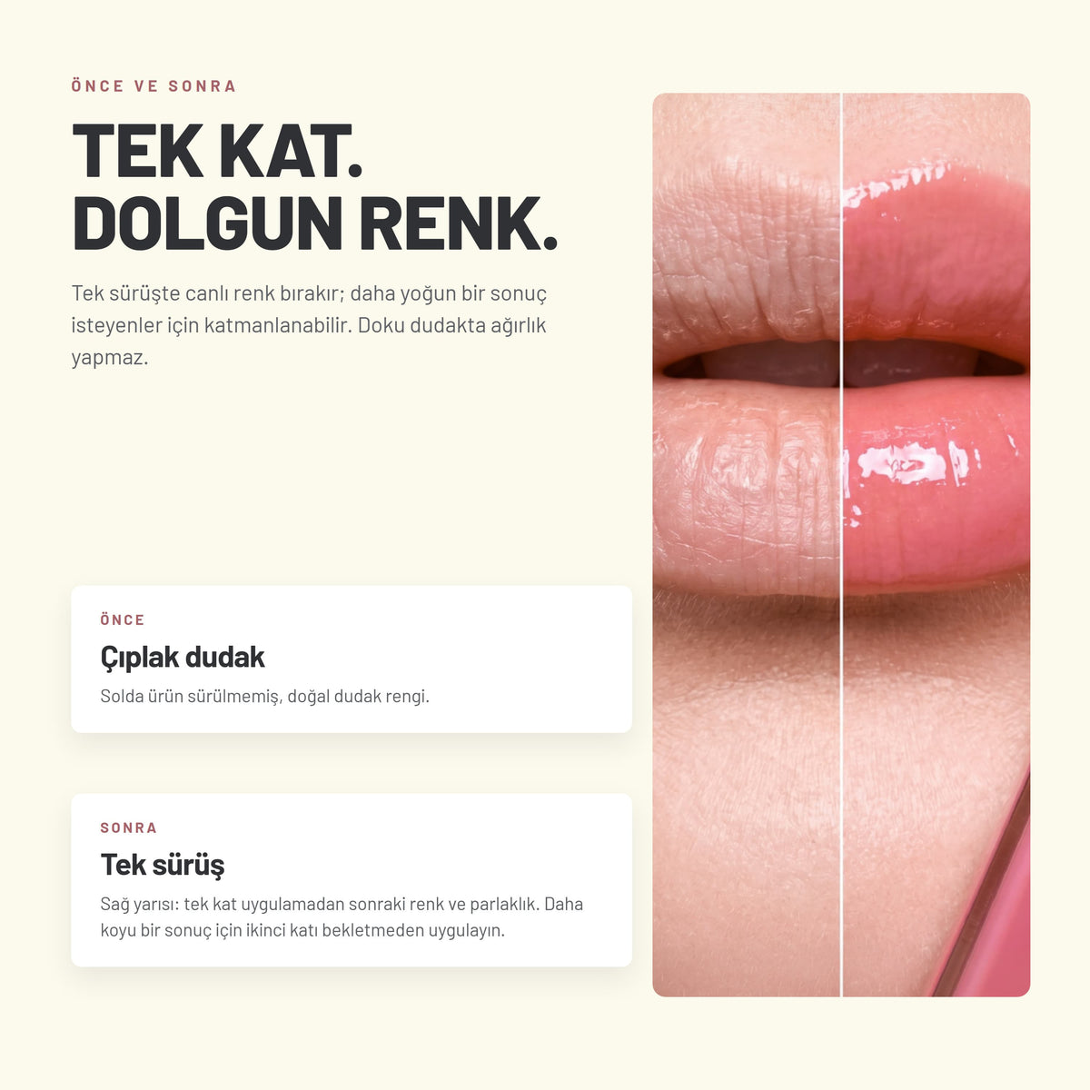 Kalıcı & Suya Dayanıklı Dudak Parlatıcı Tint | Alix Avien