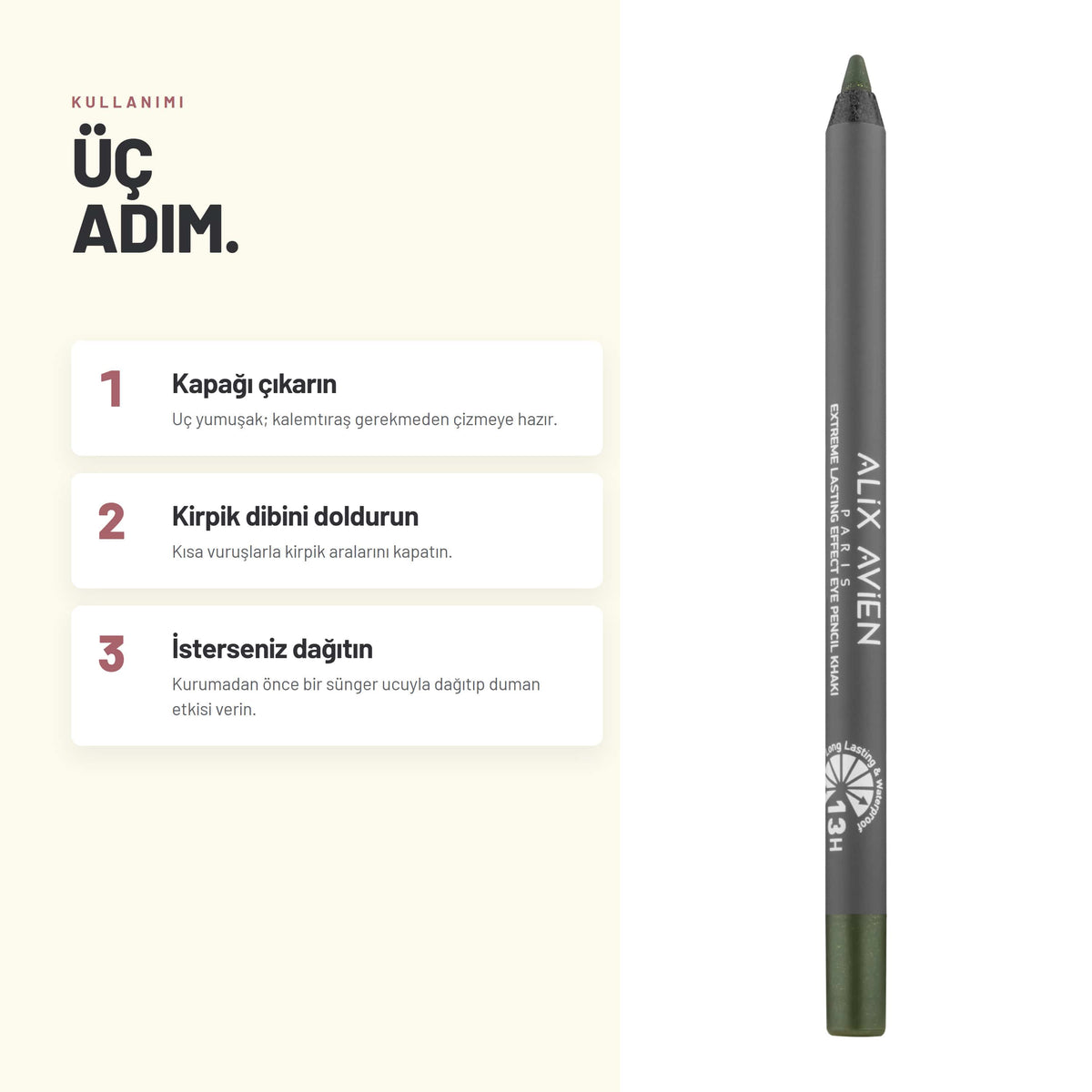 Kalıcı ve Suya Dayanıklı Kalem | Extreme Lasting Effect Eye Pencil