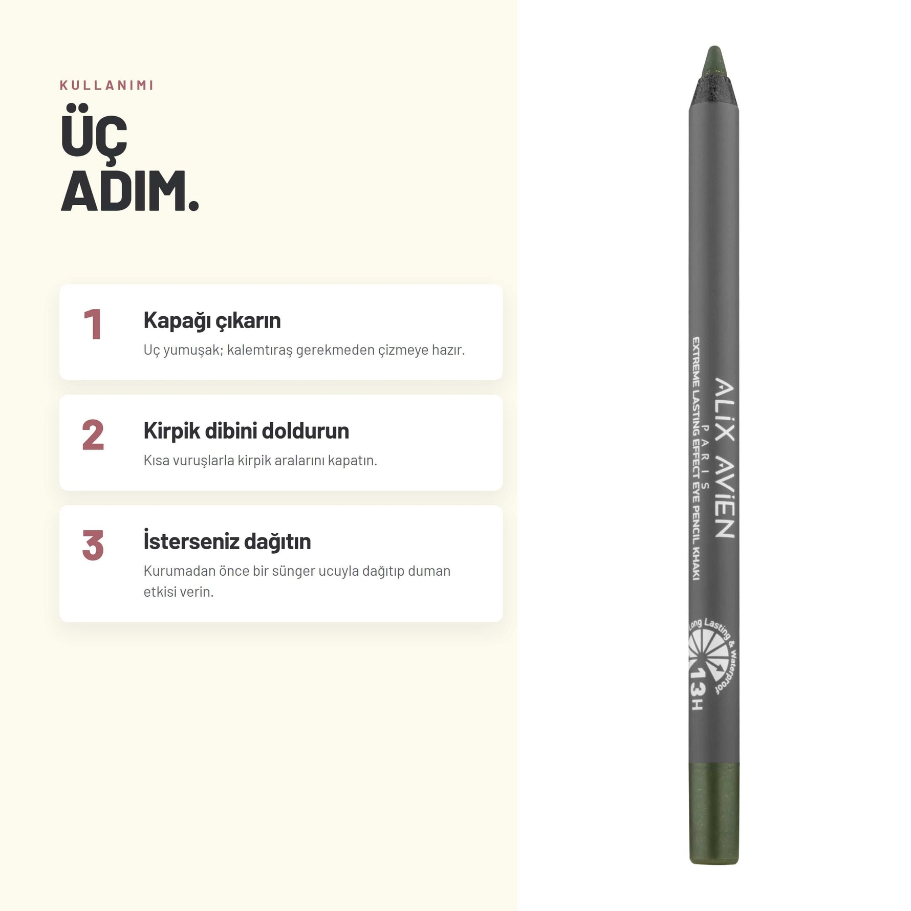 Kalıcı ve Suya Dayanıklı Kalem | Extreme Lasting Effect Eye Pencil