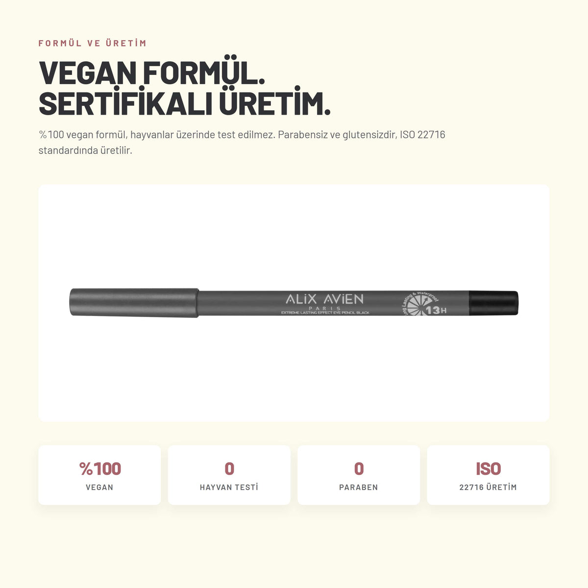 Kalıcı ve Suya Dayanıklı Kalem | Extreme Lasting Effect Eye Pencil