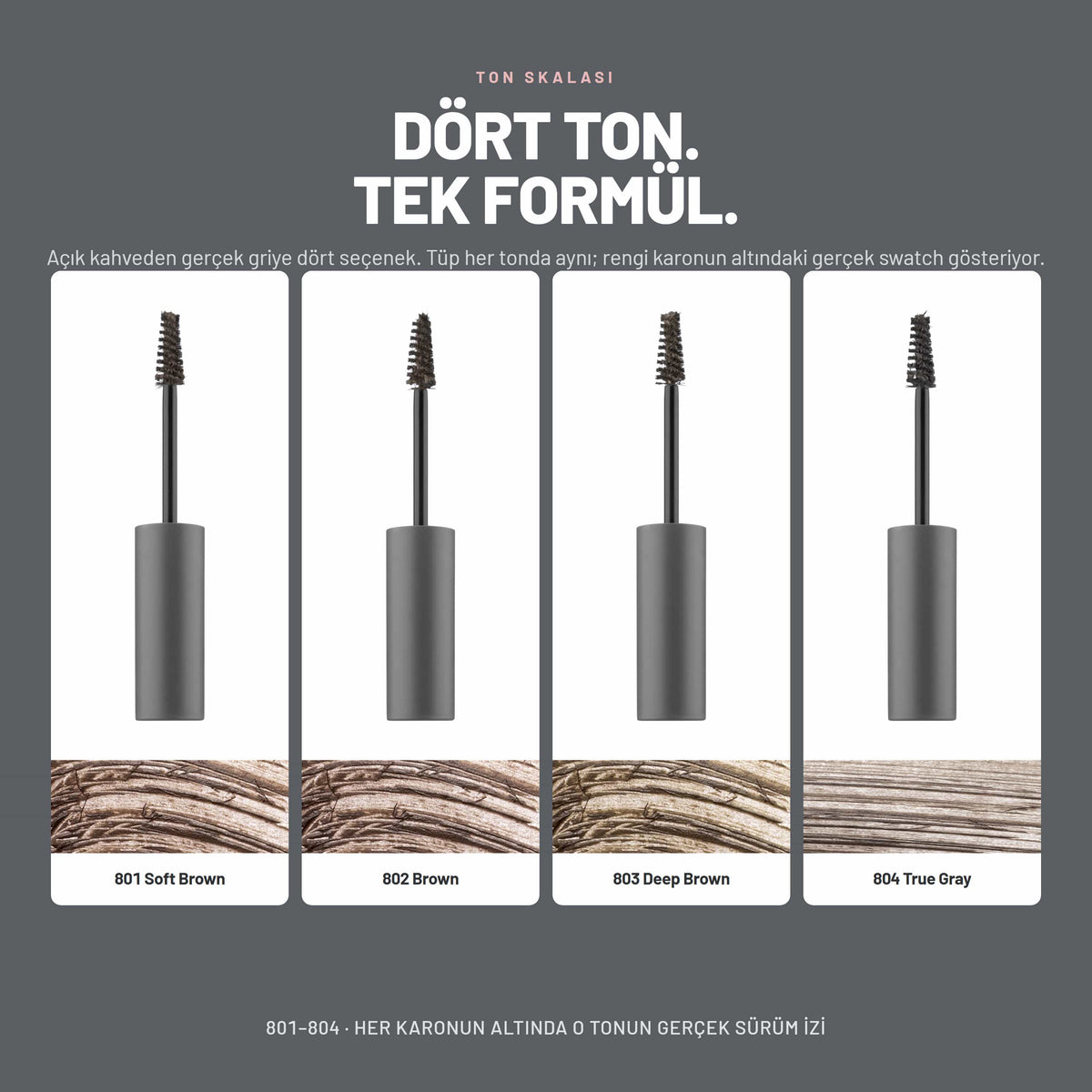 Eyebrow Mascara - Renkli ve Suya Dayanıklı Kaş Maskarası | Alix Avien