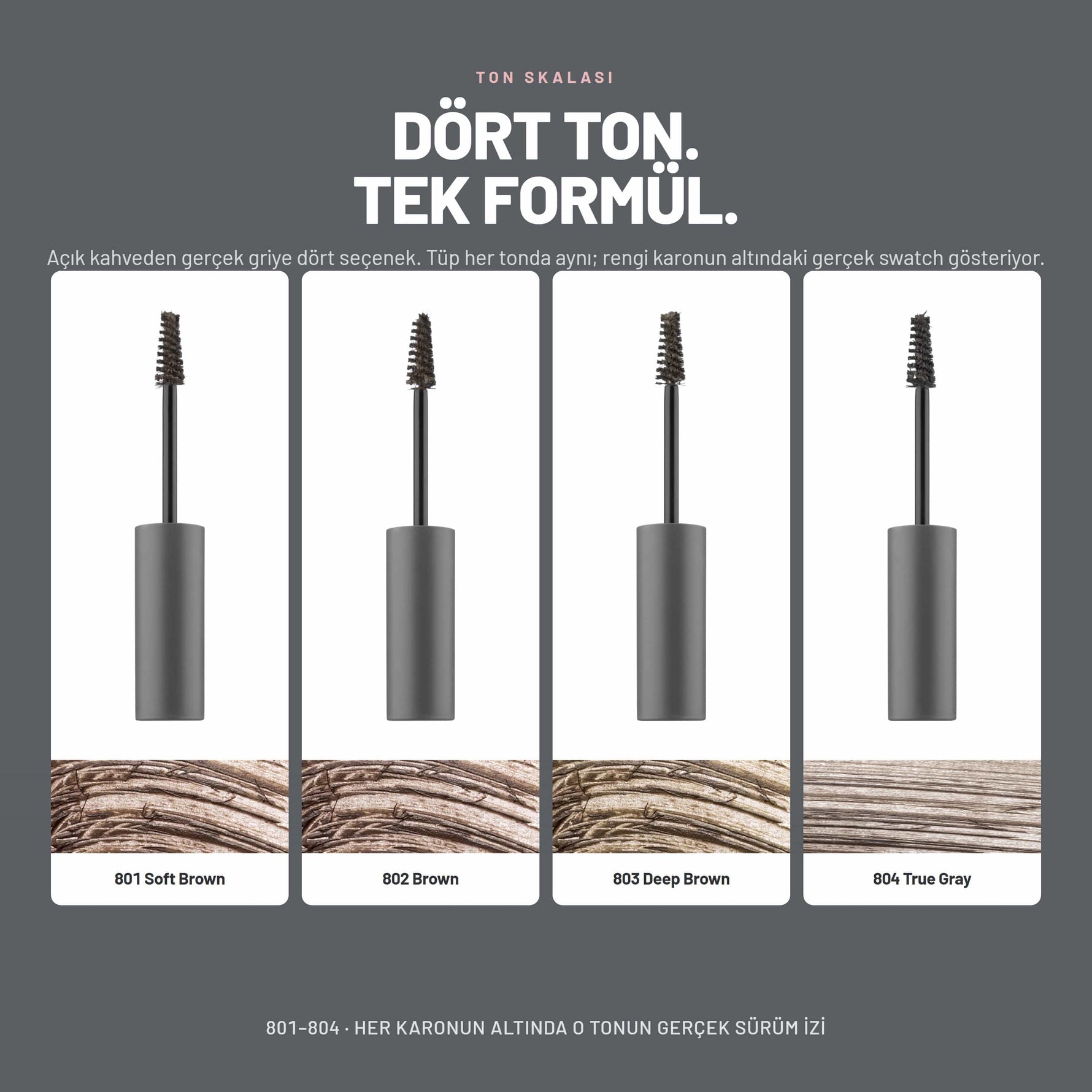 Eyebrow Mascara - Renkli ve Suya Dayanıklı Kaş Maskarası | Alix Avien