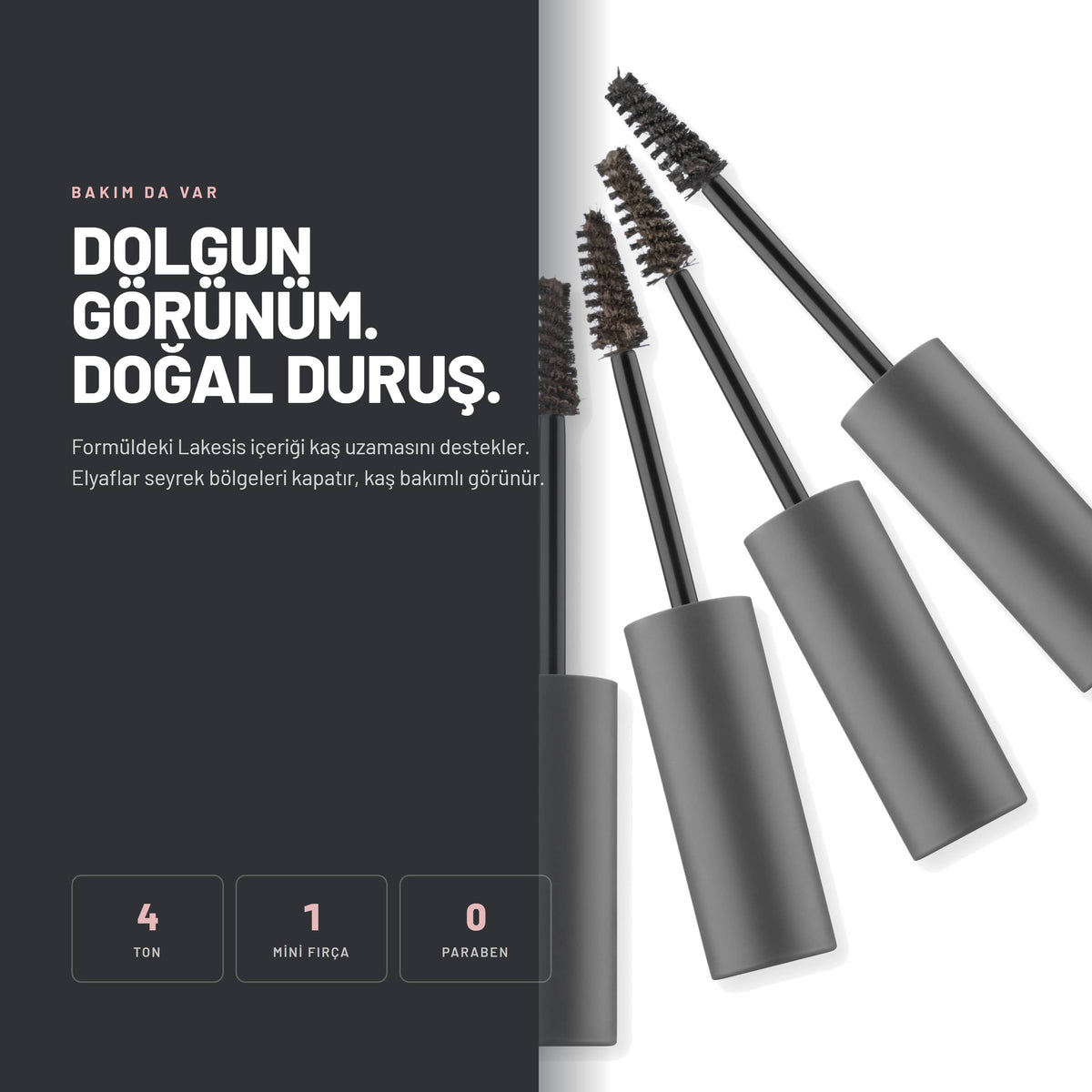 Eyebrow Mascara - Renkli ve Suya Dayanıklı Kaş Maskarası | Alix Avien