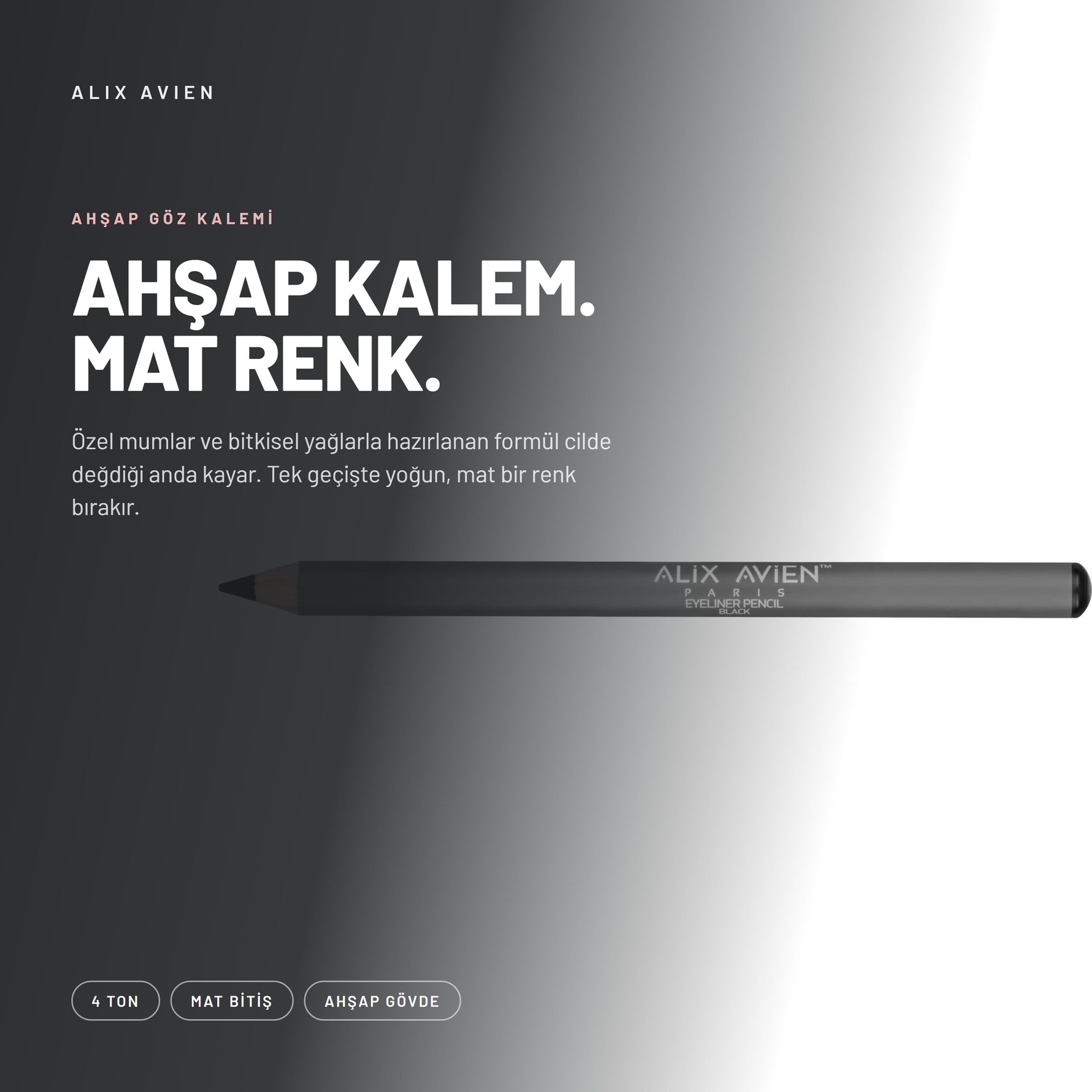 Kremsi Kolay Sürülen Göz Kalemi | Eyeliner Pencil
