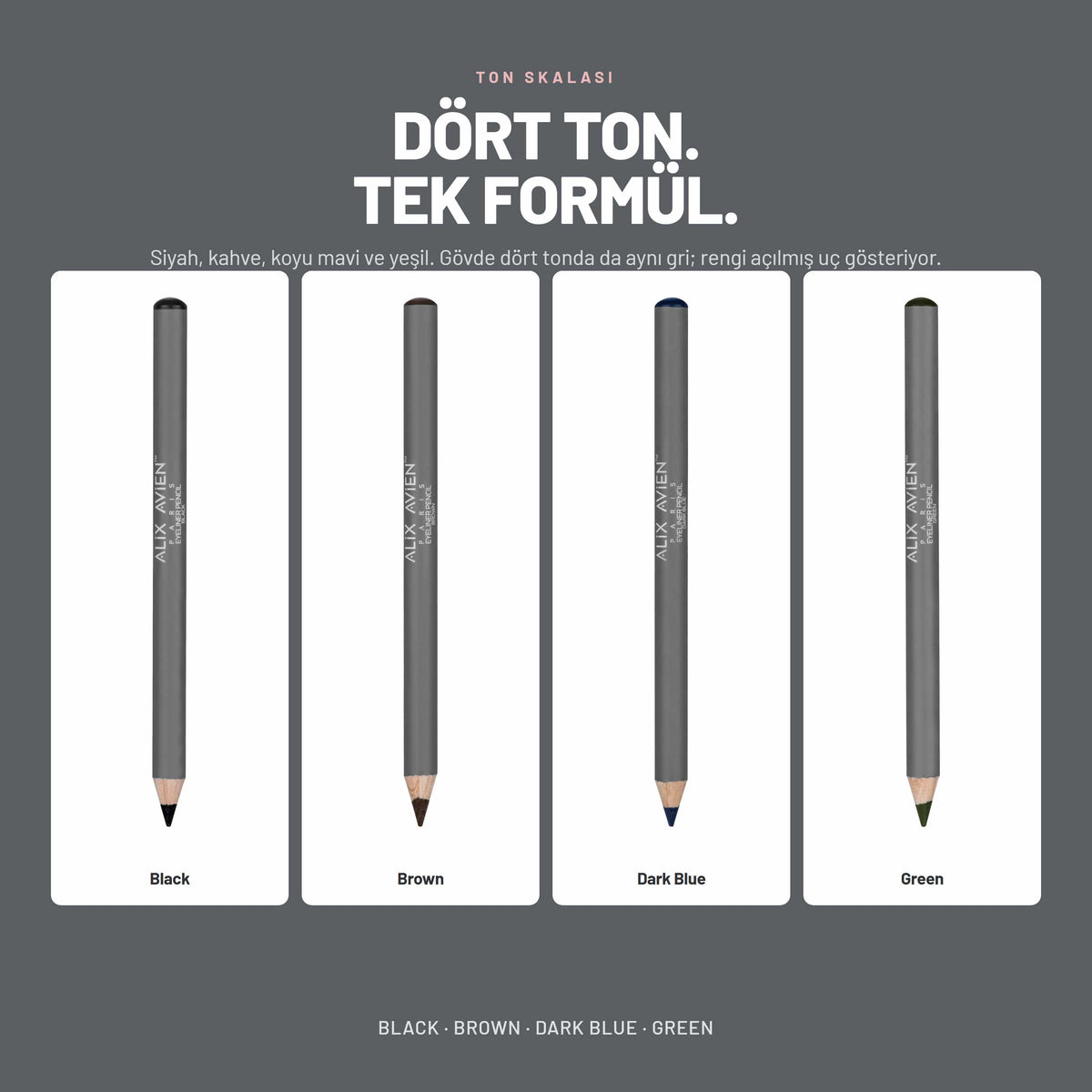 Kremsi Kolay Sürülen Göz Kalemi | Eyeliner Pencil