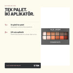 Eyeshadow Palette - On İkili Renkli Göz Farı Paleti | Alix Avien