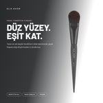 Kavisli Düz Fondöten Fırçası | Flat Foundation Brush
