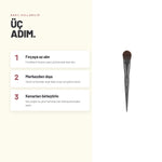 Kavisli Düz Fondöten Fırçası | Flat Foundation Brush