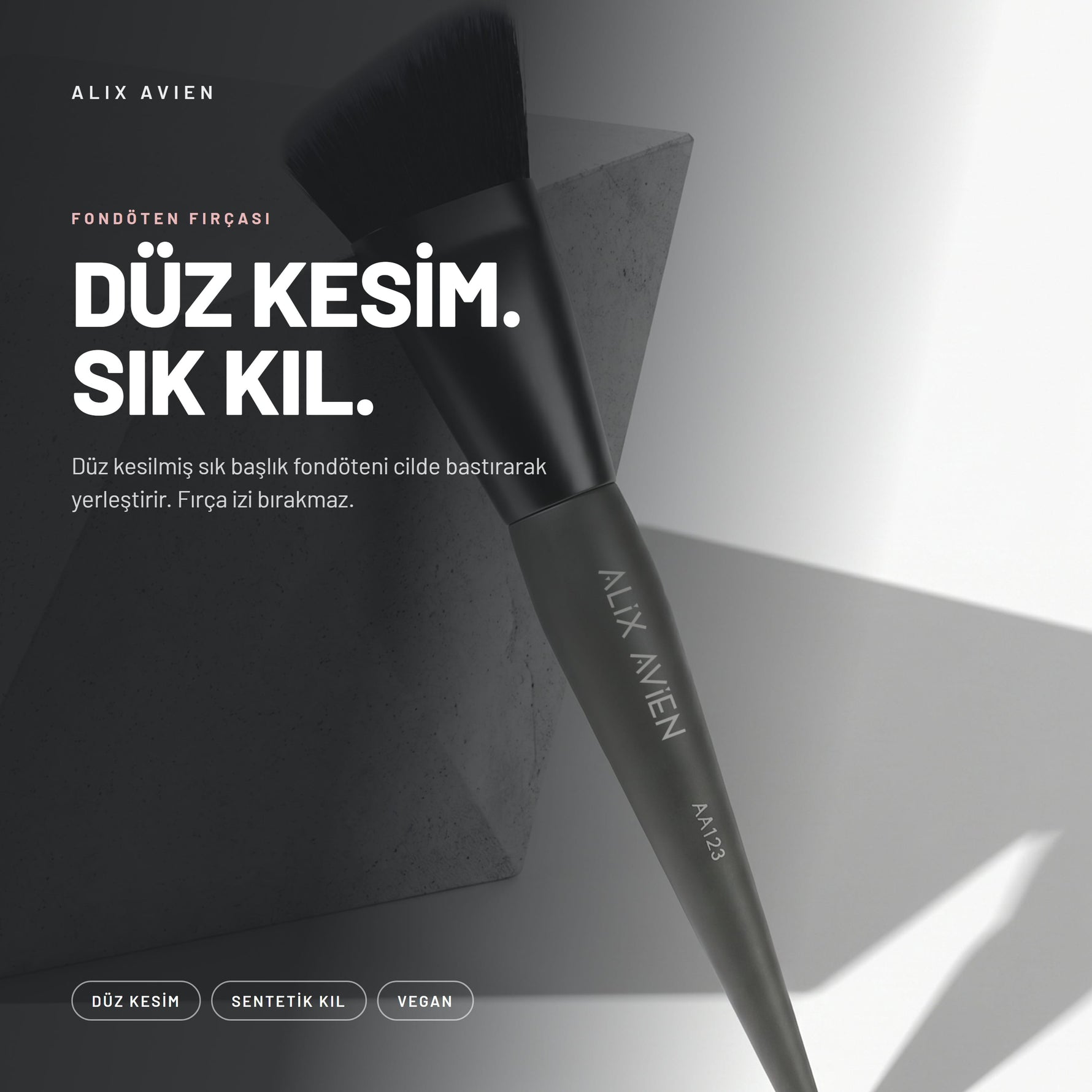 Fondöten ve Baz Uygulama Fırçası | Alix Avien