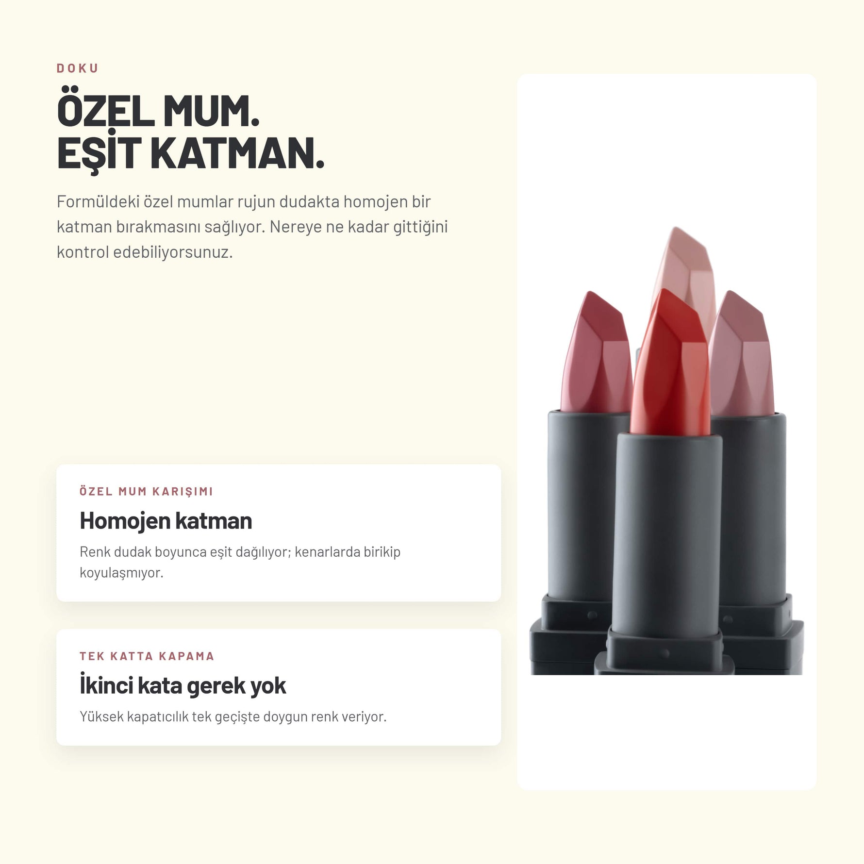 Glossy Lipstick - Nemlendirici ve Parlak Ruj Serisi | Alix Avien