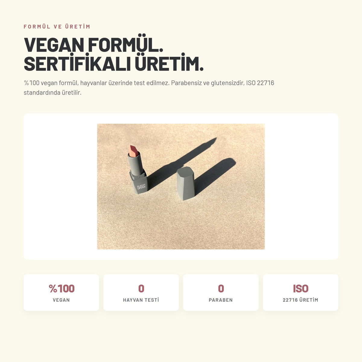 Glossy Lipstick - Nemlendirici ve Parlak Ruj Serisi | Alix Avien