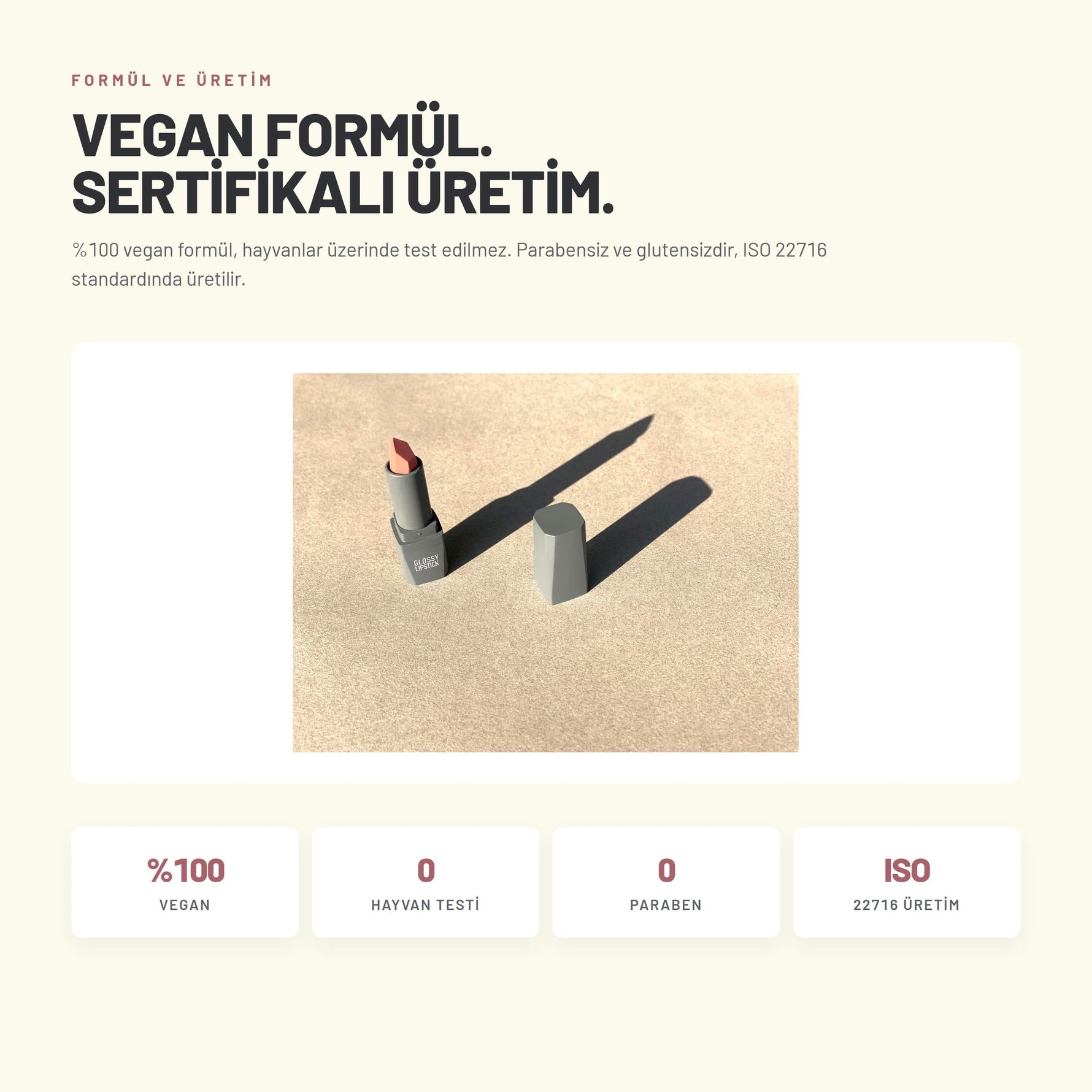 Glossy Lipstick - Nemlendirici ve Parlak Ruj Serisi | Alix Avien