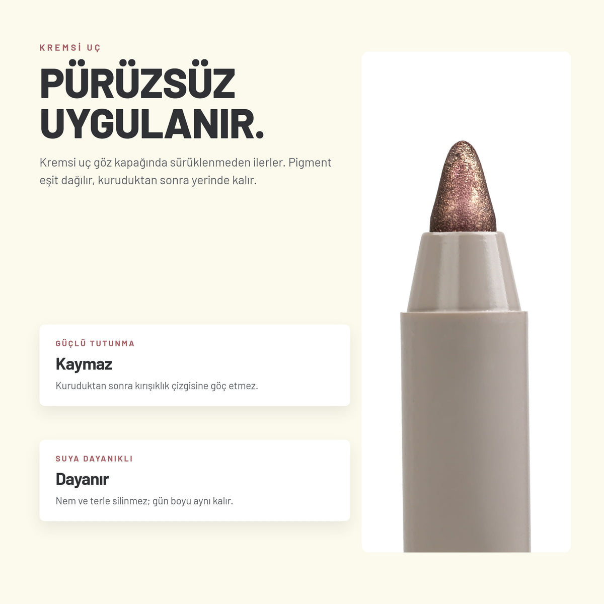 Suya Dayanıklı Göz Kalemi - Holografik Işıltılı | Alix Avien