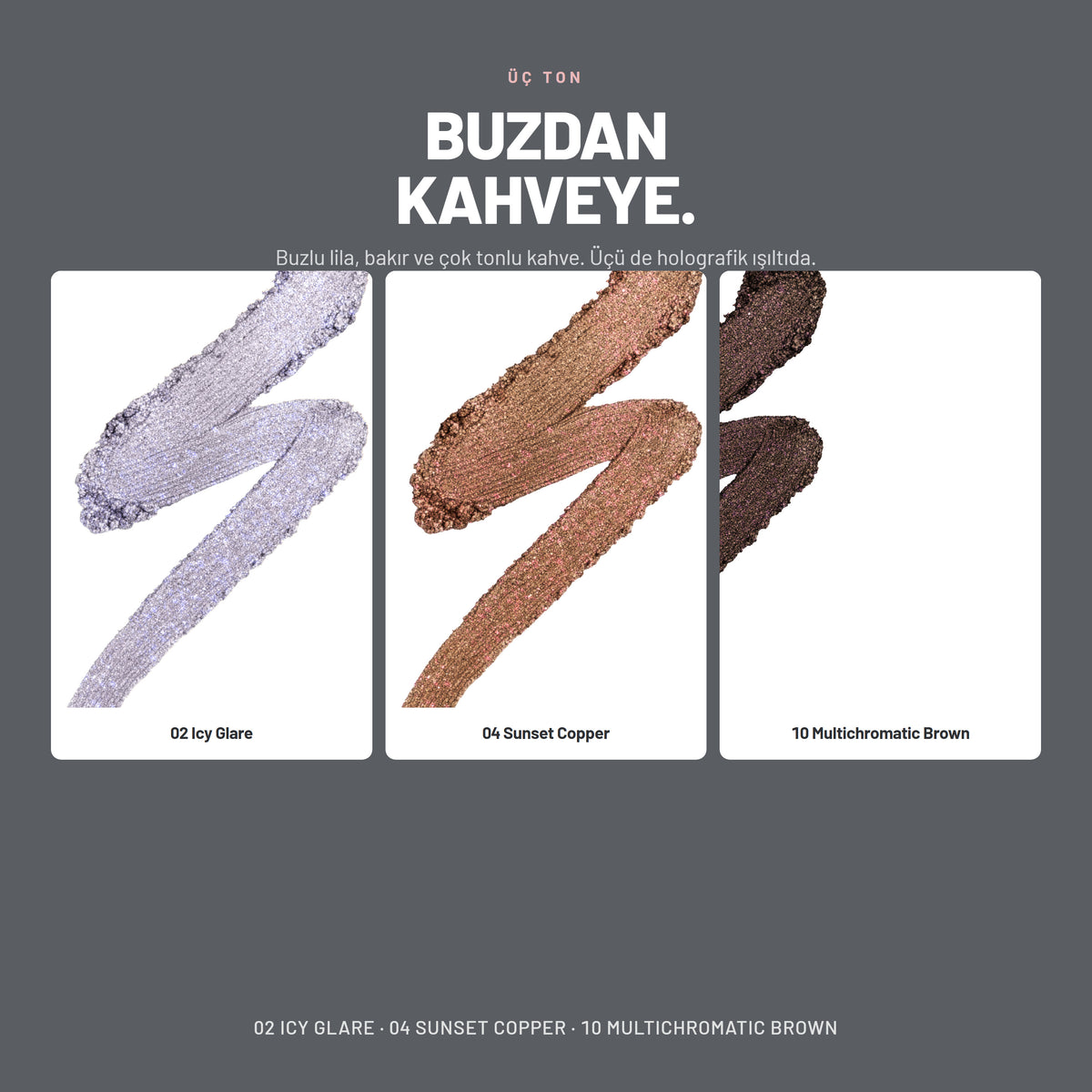 Suya Dayanıklı Göz Kalemi - Holografik Işıltılı | Alix Avien