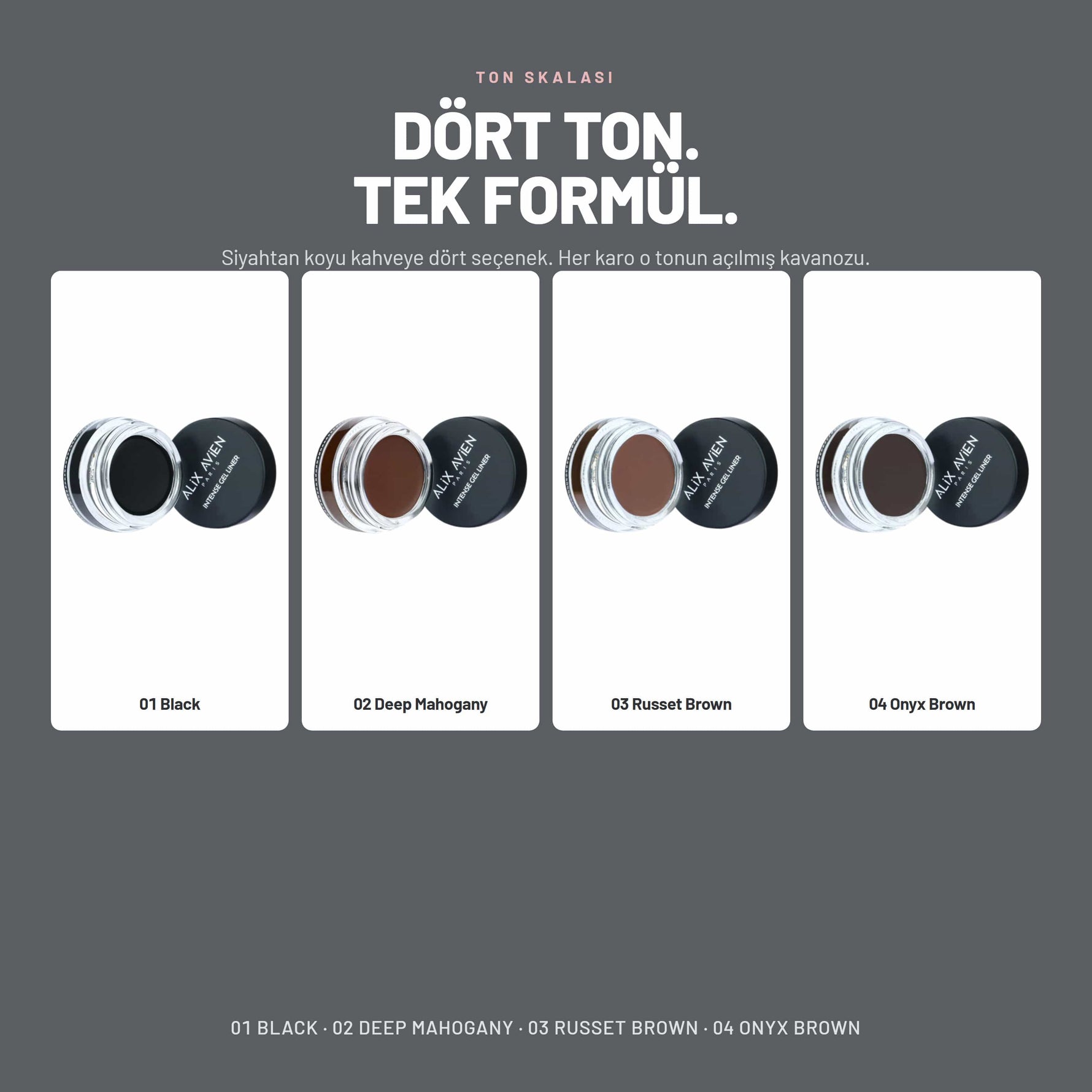 Mat Bitişli, Suya Dayanıklı Jel Eyeliner | Intense Gel Liner
